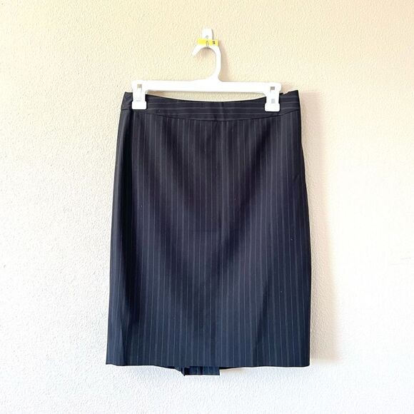 Calvin Klein Pinstripe Pencil Skirt - Picture 1 of 6